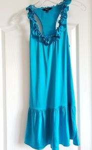 express • ruffle racerback tank dress